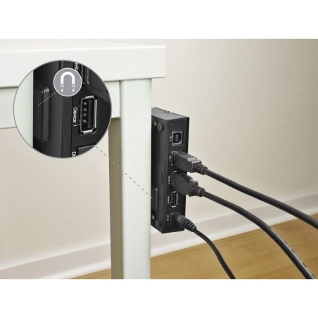 Delock usb 3.0 switch para 2 pc an 1 gerät