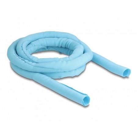 Delock manguera de tela con cierre automático resistente al calor  2 m x 19 mm azul