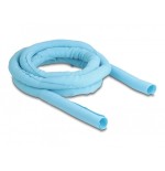 Delock manguera de tela con cierre automático resistente al calor  2 m x 19 mm azul