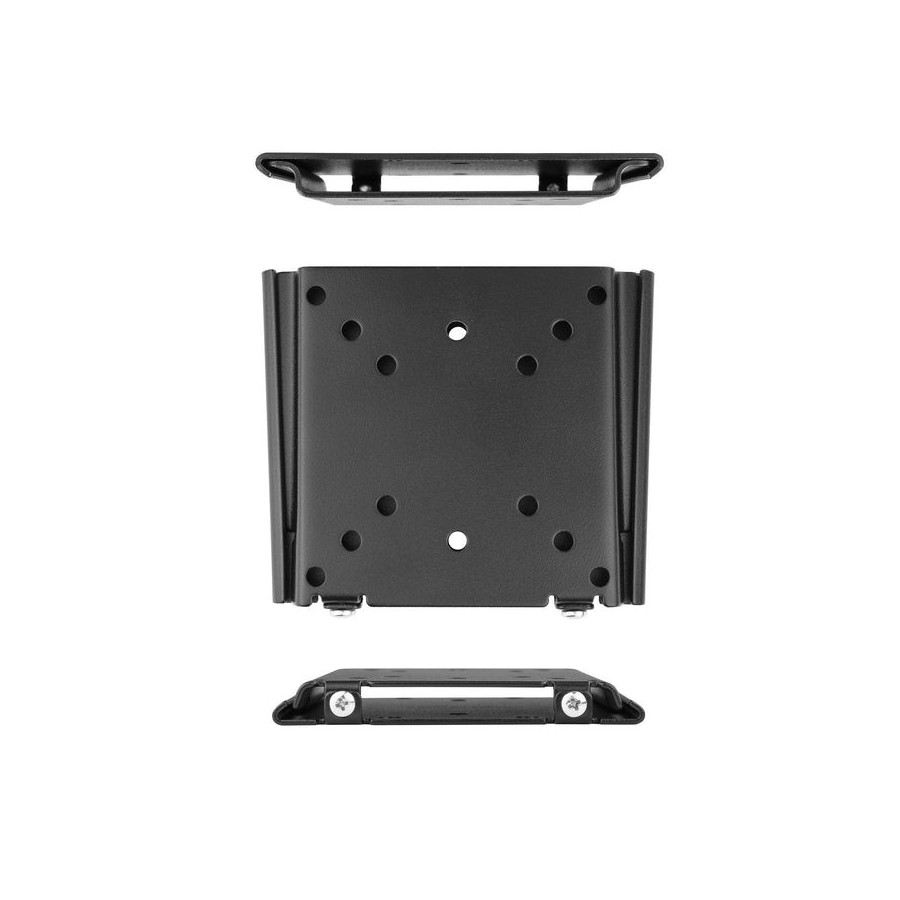 Tooq soporte fijo de pared para monitor de 13"-27" - peso max 30kg - vesa 100x100mm - negro