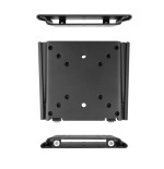 Tooq soporte fijo de pared para monitor de 13"-27" - peso max 30kg - vesa 100x100mm - negro