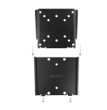 Tooq soporte fijo de pared para monitor de 13"-27" - peso max 30kg - vesa 100x100mm - negro
