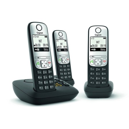 Telefonos gigaset as690a trio negro int.
