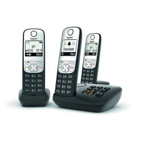 Telefonos gigaset as690a trio negro int.