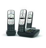 Telefonos gigaset as690a trio negro int.