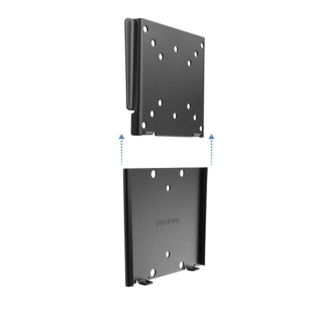 Tooq soporte fijo de pared para monitor de 13"-27" - peso max 30kg - vesa 100x100mm - negro