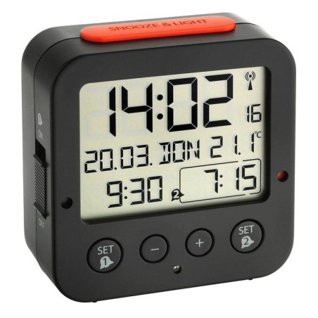 Tfa radio despertador digital con temperatura bingo 60.2528.01