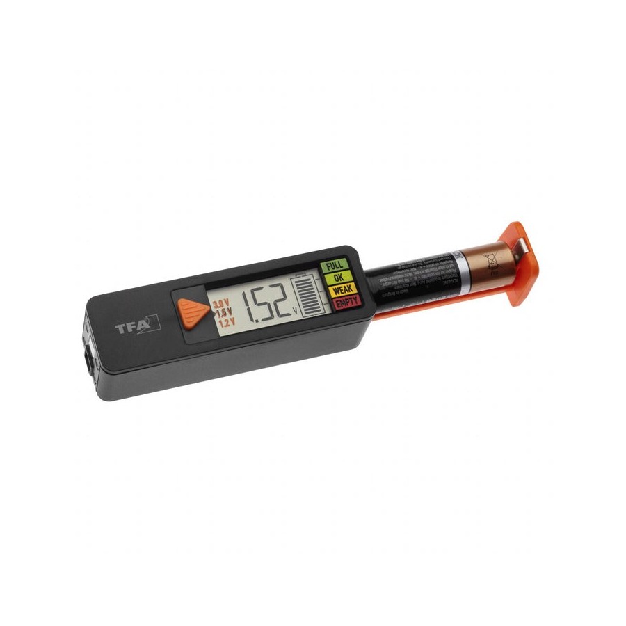Tfa-dostmann 98.1126.01 medidor de energía y batería negro
