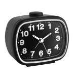Tfa-dostmann 60.1017.01 despertador reloj despertador analógico negro, blanco