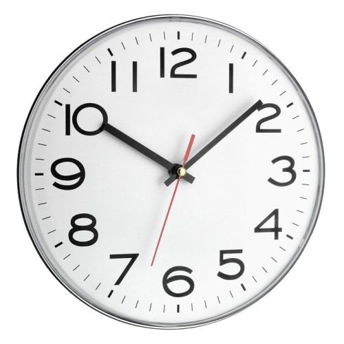 Reloj  tfa-dostmann 60.3017  de mesa o pared gris, blanco