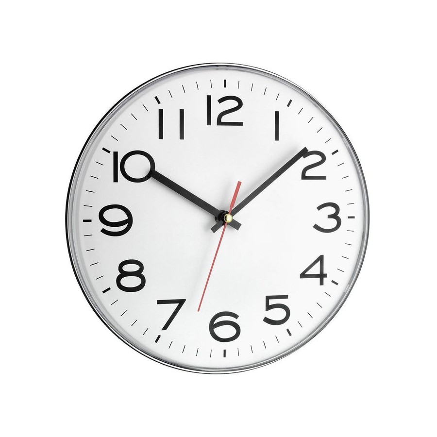 Reloj  tfa-dostmann 60.3017  de mesa o pared gris, blanco
