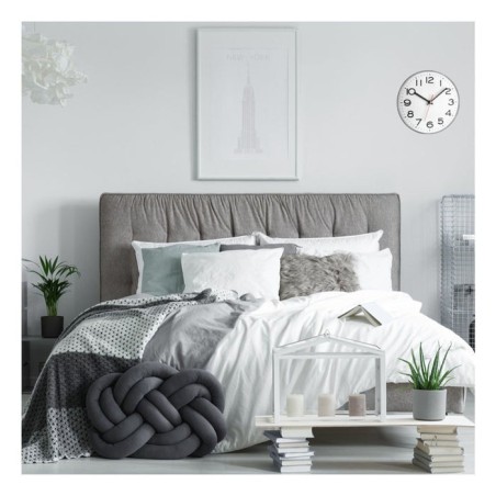 Reloj  tfa-dostmann 60.3017  de mesa o pared gris, blanco