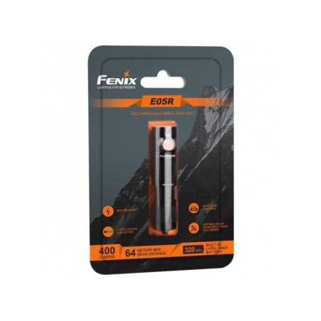 Fenix e05r linterna de mano led negro
