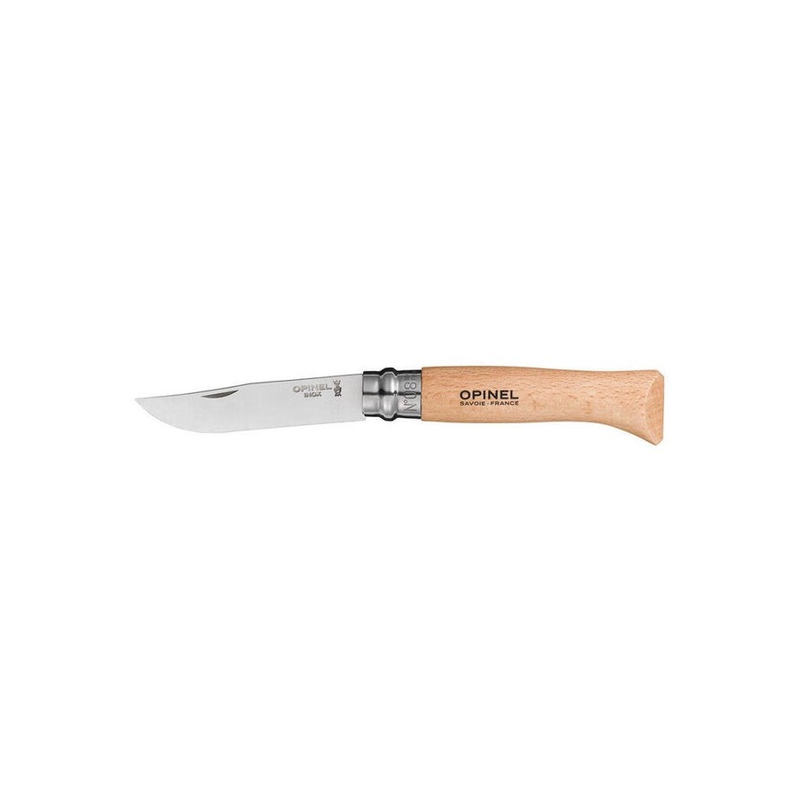 Opinel 123080 taschenmesser griff buchenholz