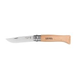 Opinel 123080 taschenmesser griff buchenholz