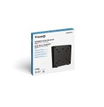 Tooq soporte fijo de pared para monitor de 13"-27" - peso max 30kg - vesa 100x100mm - negro