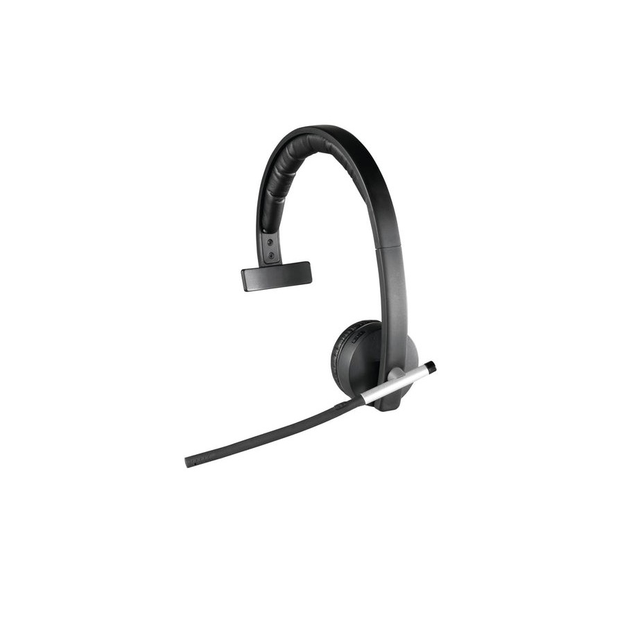 Auricular inalámbrico logitech h820e con micrófono usb radiofrecuencia negro