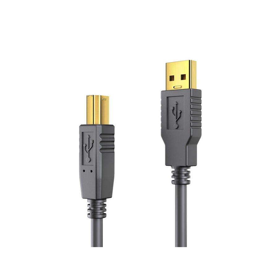 Purelink ds2000-100 cable usb 10 m usb 2.0 usb a usb b negro