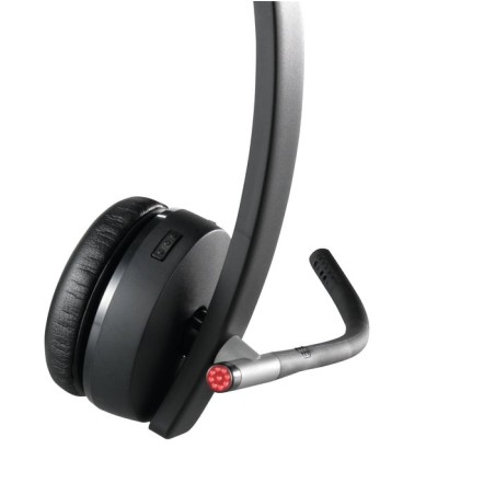 Auricular inalámbrico logitech h820e con micrófono usb radiofrecuencia negro