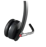 Auricular inalámbrico logitech h820e con micrófono usb radiofrecuencia negro