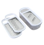 Rallador con contenedor 3 en 1 'rap-box' 21cm metaltex