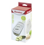 Rallador con contenedor 3 en 1 'rap-box' 21cm metaltex