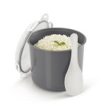 Cocedor arroz y cereales para microondas metaltex