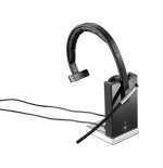 Auricular inalámbrico logitech h820e con micrófono usb radiofrecuencia negro