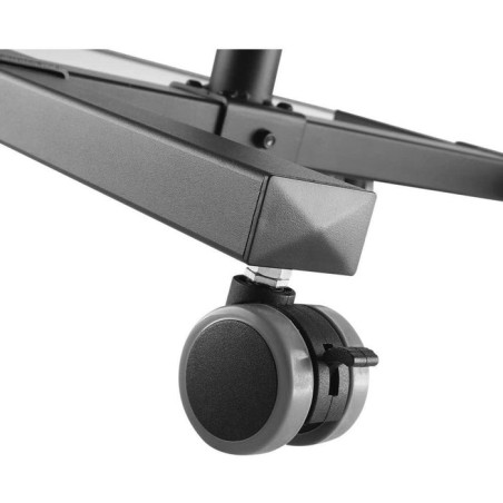 Techly carro universal ajustable para proyector y  portátil con estante negro