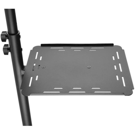 Techly carro universal ajustable para proyector y  portátil con estante negro