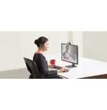 Auricular inalámbrico logitech h820e con micrófono usb radiofrecuencia negro