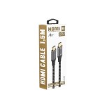 Art cable hdmi 8k 1.5m hq gold-plated al-06