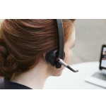 Auricular inalámbrico logitech h820e con micrófono usb radiofrecuencia negro