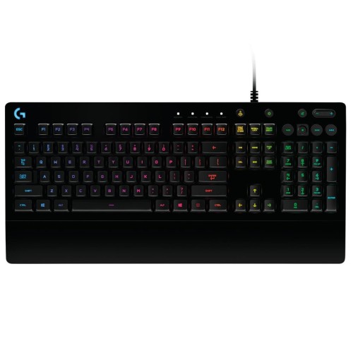 Teclado español logitech g g213 prodigy usb qwerty negro 920-008086