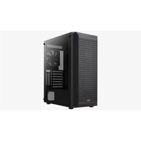 Caja pc aerocool beam-g-bk-v1 midi-tower, tempered glass microatx/atx/miniitx