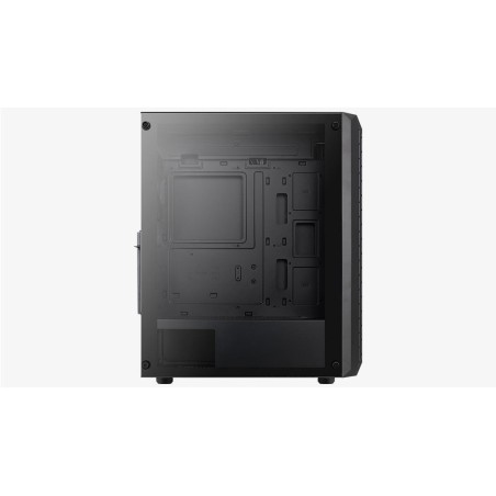 Caja pc aerocool beam-g-bk-v1 midi-tower, tempered glass microatx/atx/miniitx