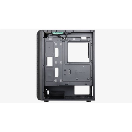 Caja pc aerocool beam-g-bk-v1 midi-tower, tempered glass microatx/atx/miniitx