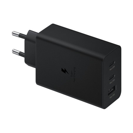 Cargador de pared samsung ep-t6530nbe 2xusb-c 1xusb 65w
