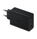 Cargador de pared samsung ep-t6530nbe 2xusb-c 1xusb 65w