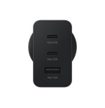Cargador de pared samsung ep-t6530nbe 2xusb-c 1xusb 65w
