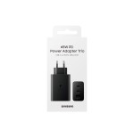 Cargador de pared samsung ep-t6530nbe 2xusb-c 1xusb 65w