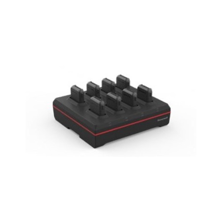 Cuna de carga para 8 baterías honeywell 8675i. incluye fuente de alimentación, sin cable dc