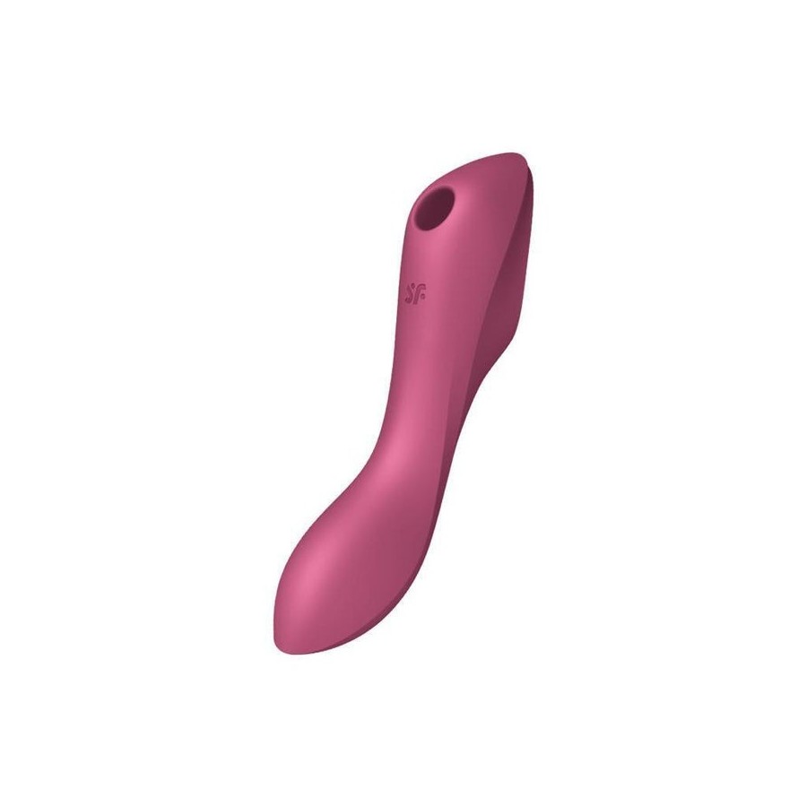 Satisfyer curvy trinity 3 estimulador clitoris - rojo