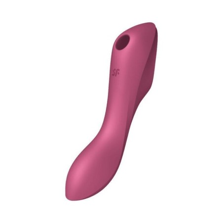Satisfyer curvy trinity 3 estimulador clitoris - rojo