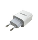 Cargador usb de viaje/pared dual 3.0a type-c blanco approx usb tipo c/ hasta 20w