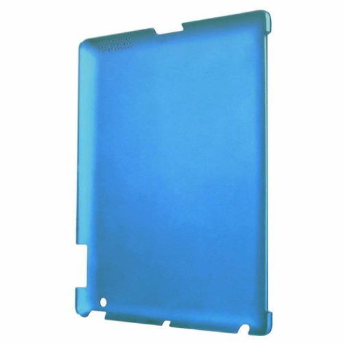 Funda protectora para ipad 2 "rubber" (celeste)