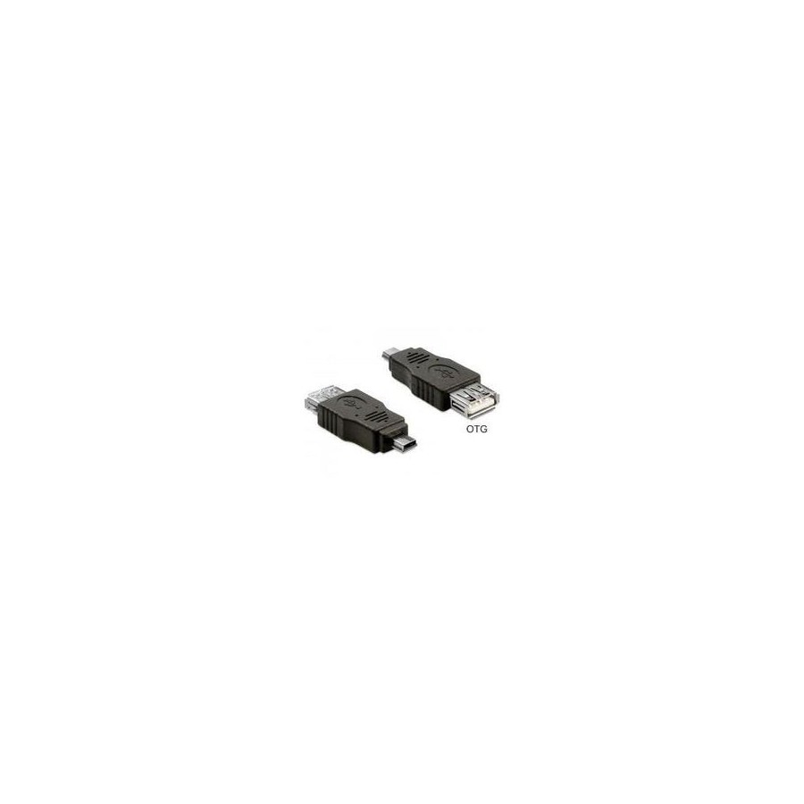 Adaptador usb mini-b   usb2.0 a hembra otg