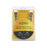Delock cable high speed hdmi con ethernet 1 m premium