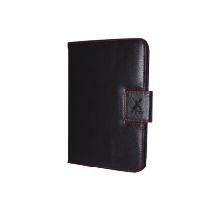 Funda con atril, universal de cuero para tablet. tamaño 10" negra