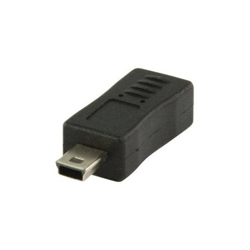 Adaptador usb 2.0 de micro usb b hembra a mini usb de 5 pines macho